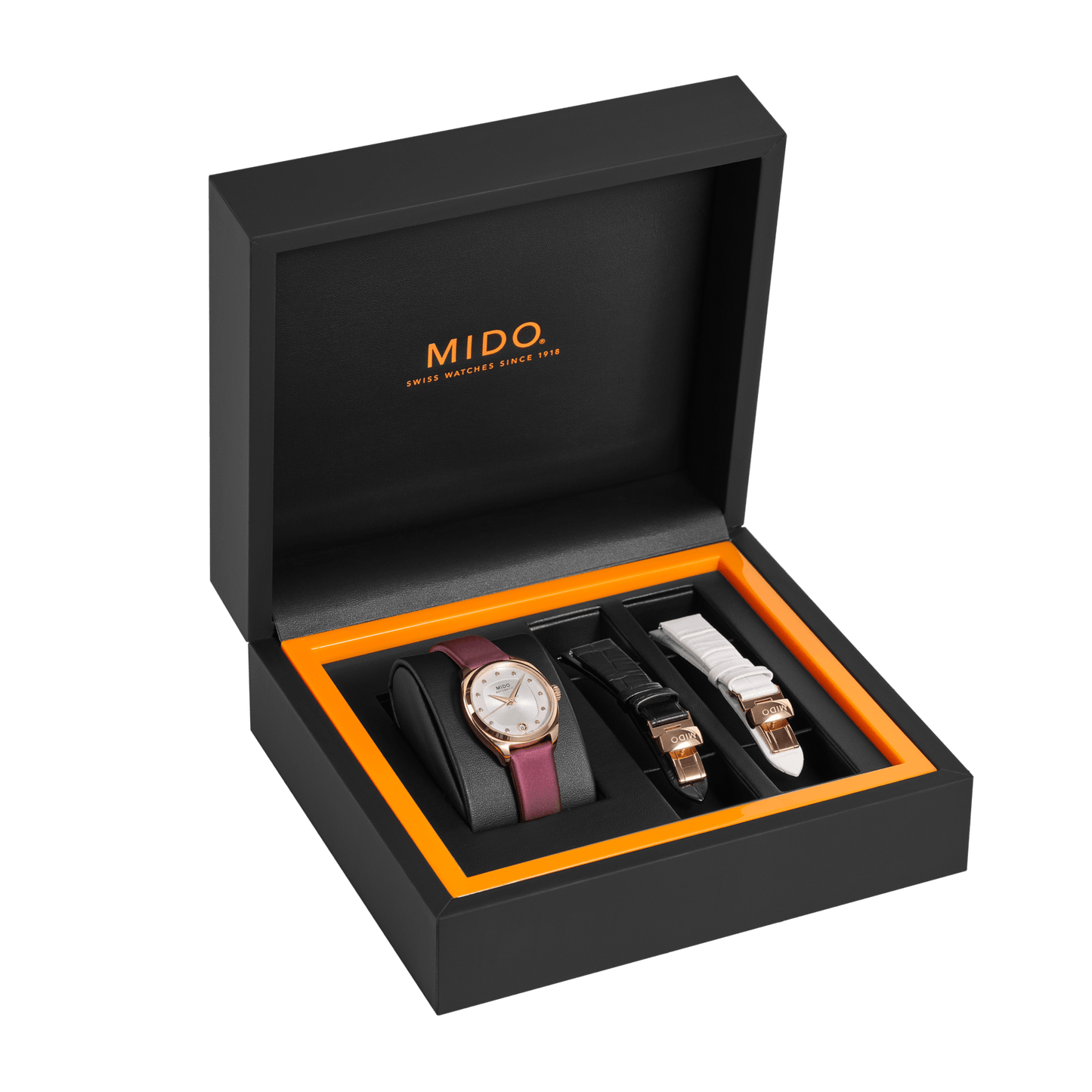 MIDO BELLUNA ROYAL LADY M024.307.37.116.00 SPECIAL EDITION (2 EXTRA STRAPS)