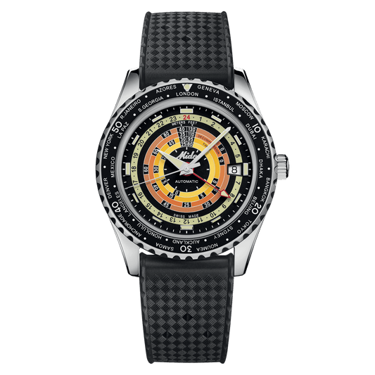 MIDO OCEAN STAR DECOMPRESSION WORLDTIMER M026.829.17.051.00 SPECIAL EDITION (1 EXTRA STRAP)