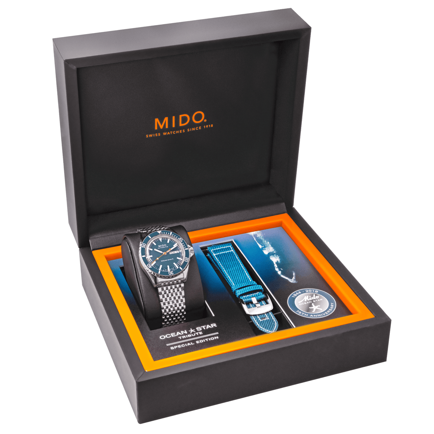 MIDO OCEAN STAR TRIBUTE M026.830.11.041.00 SPECIAL EDITION (1 EXTRA STRAP)