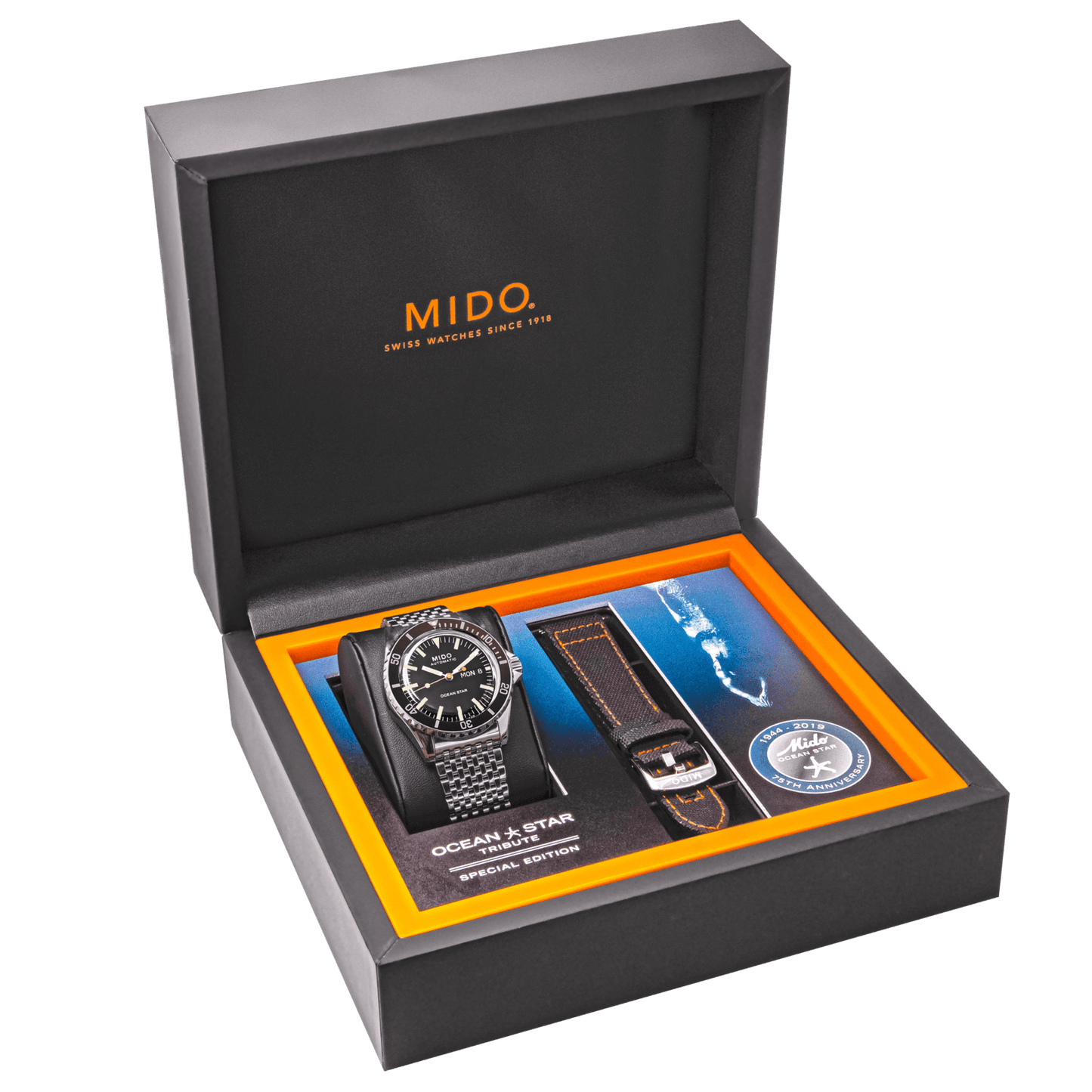 MIDO OCEAN STAR TRIBUTE M026.830.11.051.00 SPECIAL EDITION (1 EXTRA STRAP)