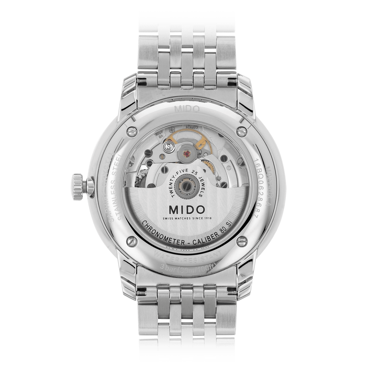 MIDO BARONCELLI CHRONOMETER SILICON GENT M027.408.11.041.00 COSC CHRONOMETER CERTIFIED