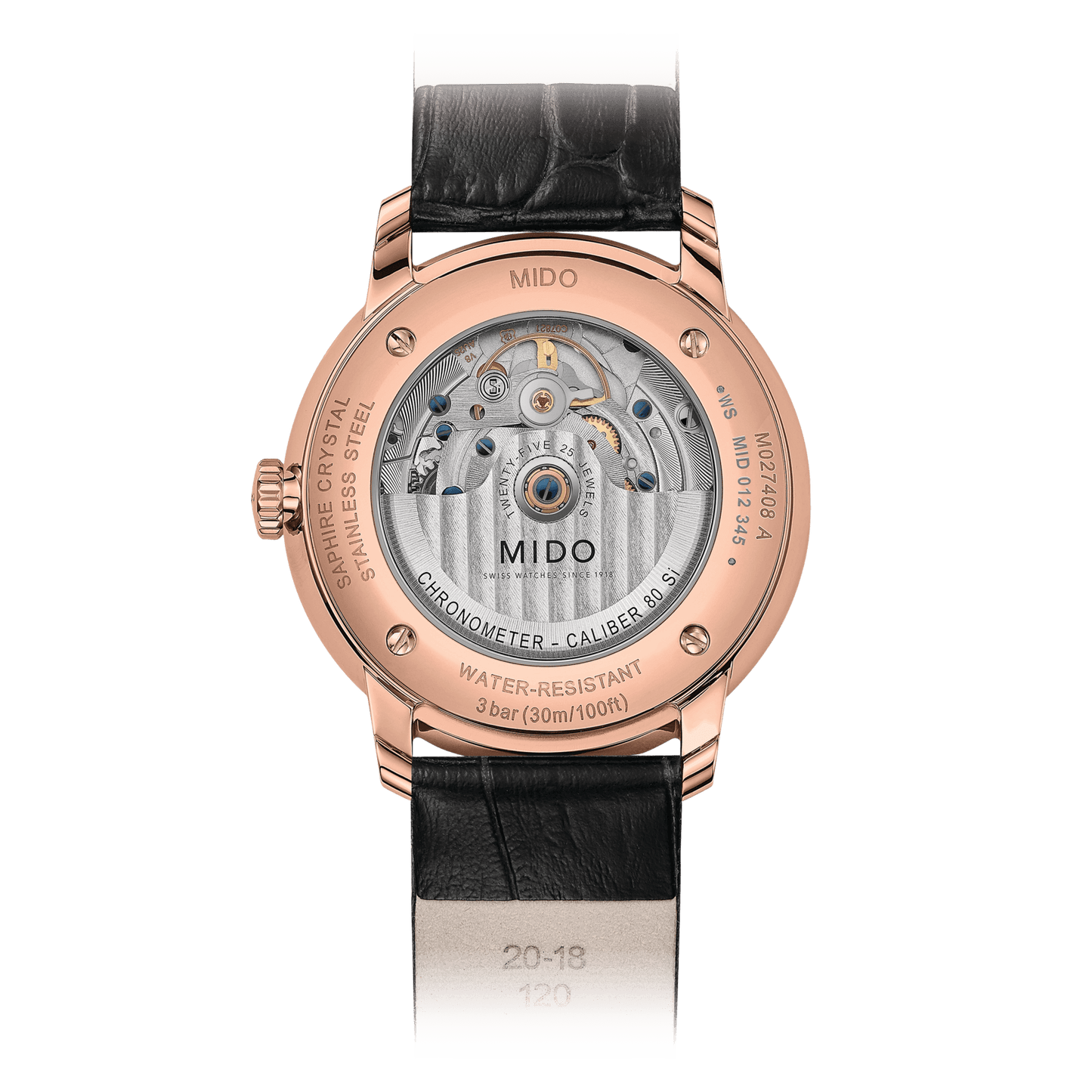 MIDO BARONCELLI CHRONOMETER M027.408.36.031.00 COSC CHRONOMETER CERTIFIED