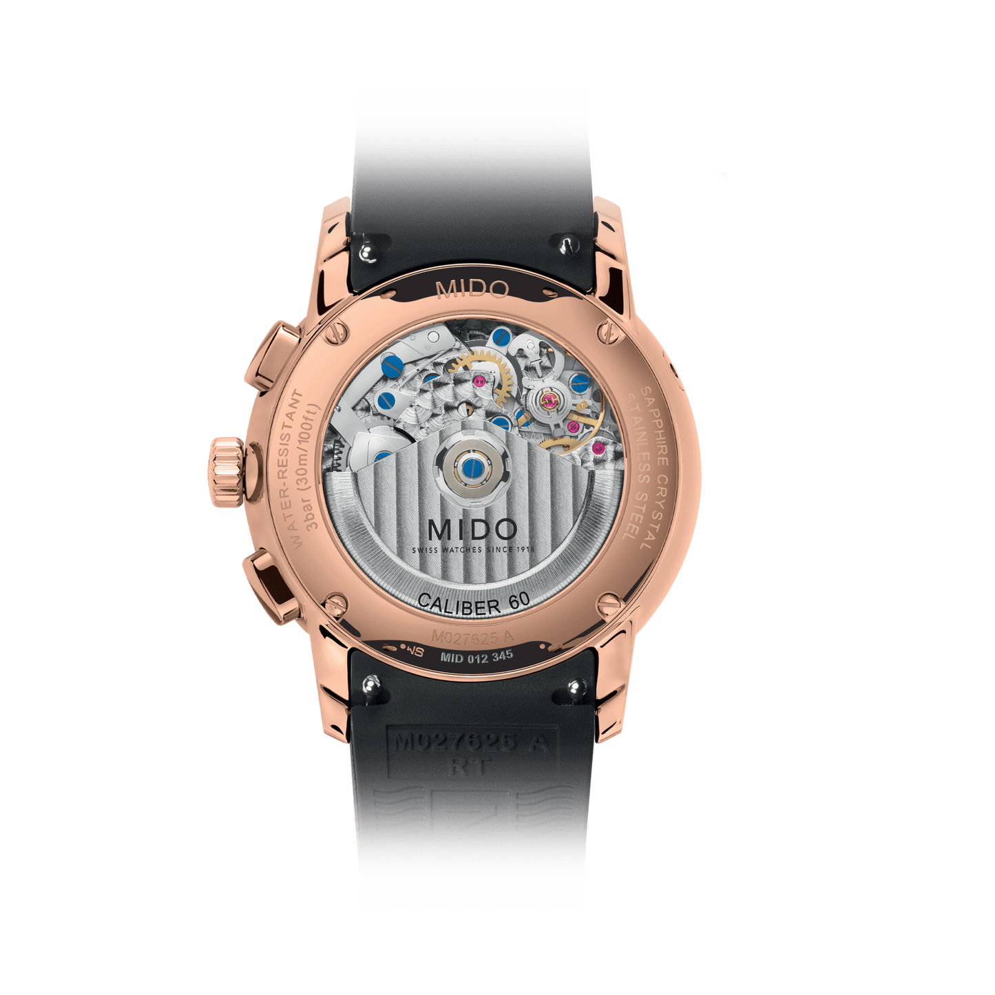 MIDO BARONCELLI CHRONOGRAPH MOONPHASE M027.625.37.061.00