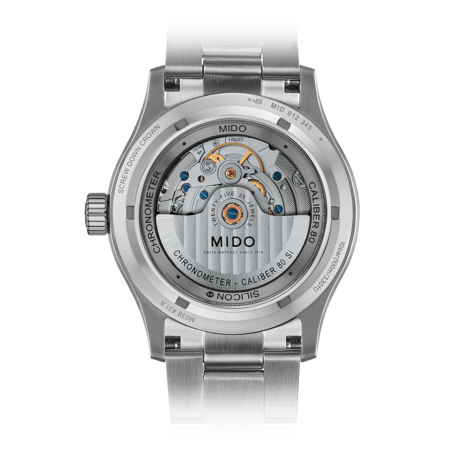 MIDO MULTIFORT CHRONOMETER 1 COSC CHRONOMETER CERTIFIED M038.431.11.031.00