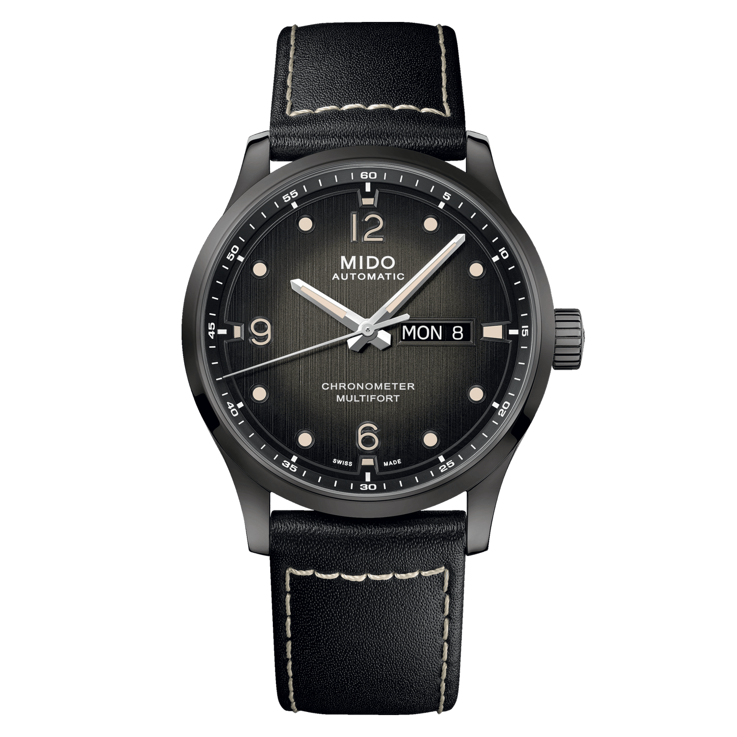 MIDO MULTIFORT M CHRONOMETER M038.431.36.057.00 COSC CHRONOMETER CERTIFIED