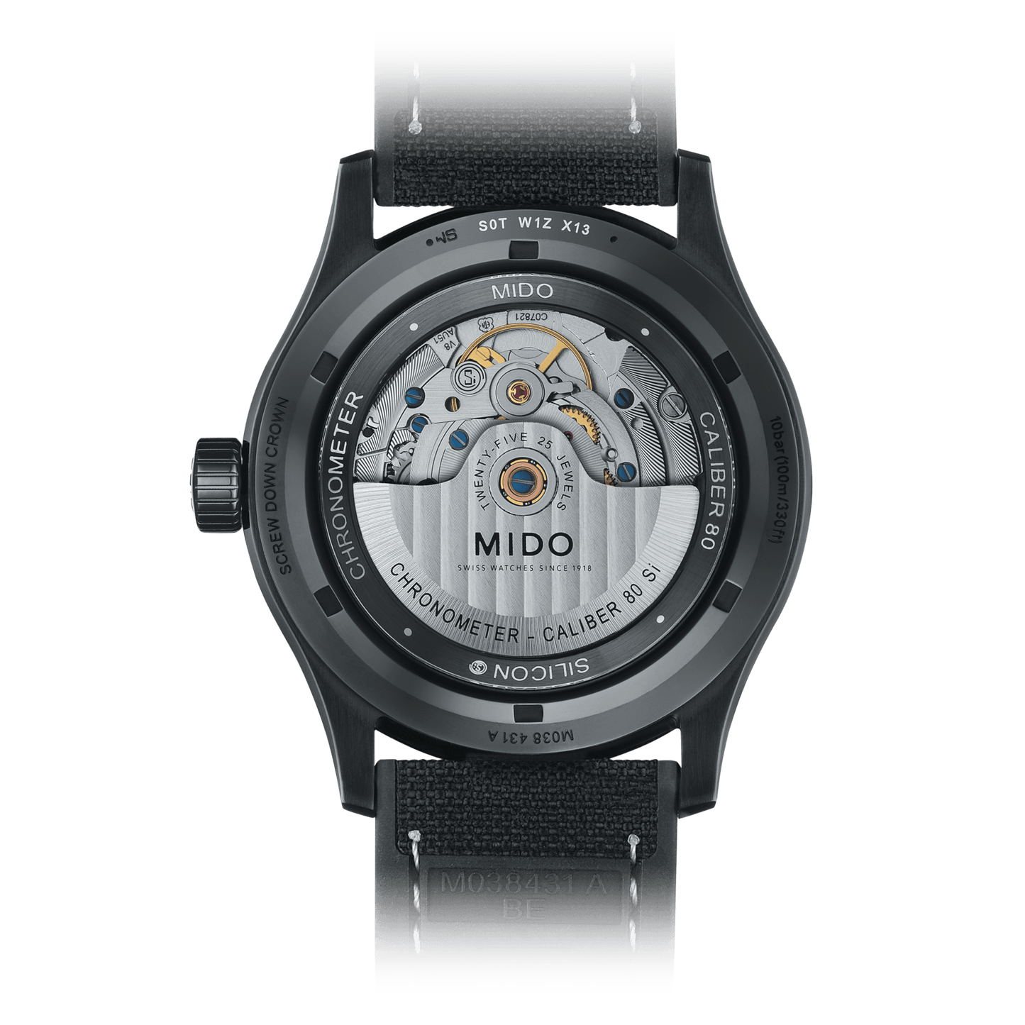 MIDO MULTIFORT CHRONOMETER 1 COSC CHRONOMETER CERTIFIED M038.431.37.051.00